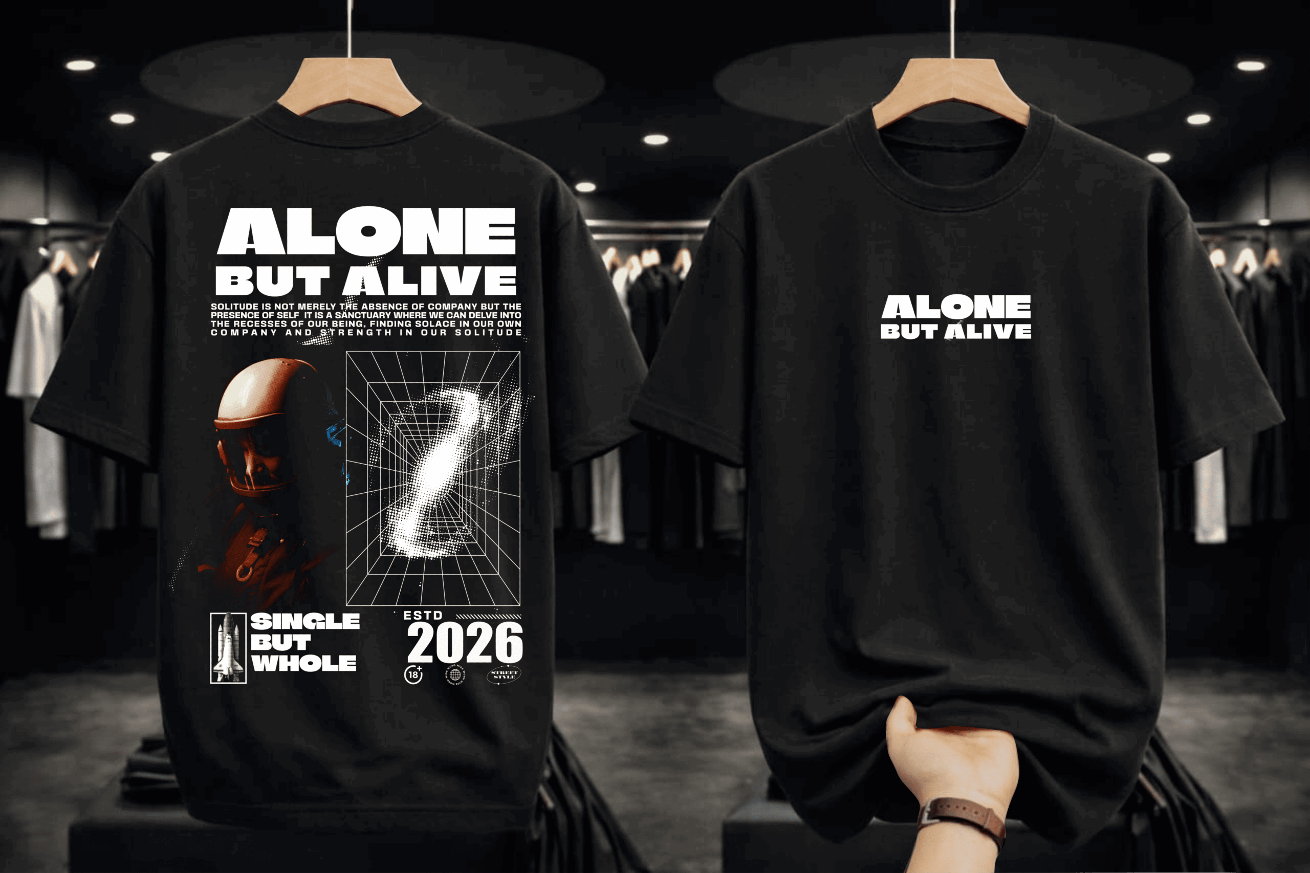 ALONE BUT ALIVE